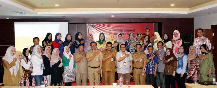 Acara Validasi Data Hepatitis dan PSIP di Hotel S-One Palembang